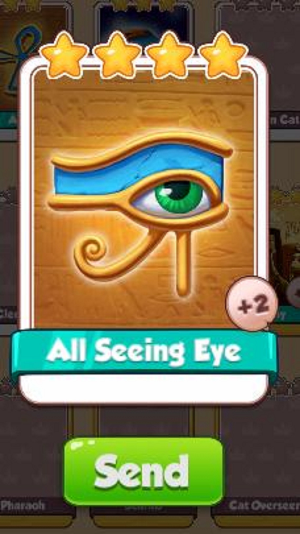 All Seeing Eye Card - Egypt Set - from Coin Master Cards