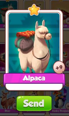 Alpaca - Pets Set - from Coin Master Cards
