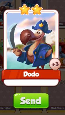 Dodo Card - Alice Set - from Coin Master Cards