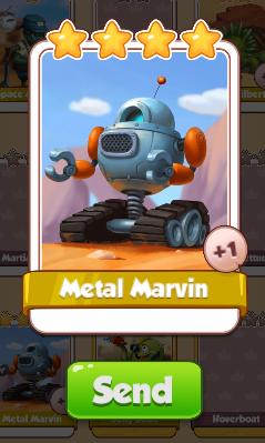 Metal Marvin - Sand Land Set - from Coin Master Cards
