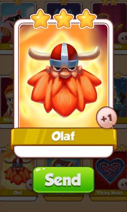 Olaf Card - Vikings Set - from Coin Master Cards