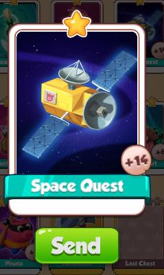 Space Quest Card - Items Set - from Coin Master Cards