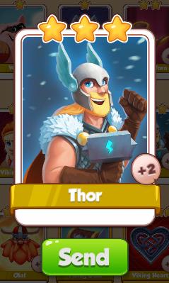 Thor Card - Vikings Set - from Coin Master Cards