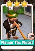 Flamur the Flutist Card - Swiss Set - from Coin Master Cards
