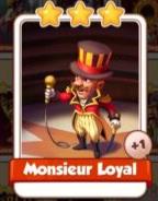 Monsieur Loyal Card - Circus Set - from Coin Master Cards