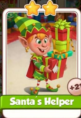 Santa's Helper Card - Christmas Set - from Coin Master Cards