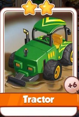 Tractor Card - China Set - from Coin Master Cards